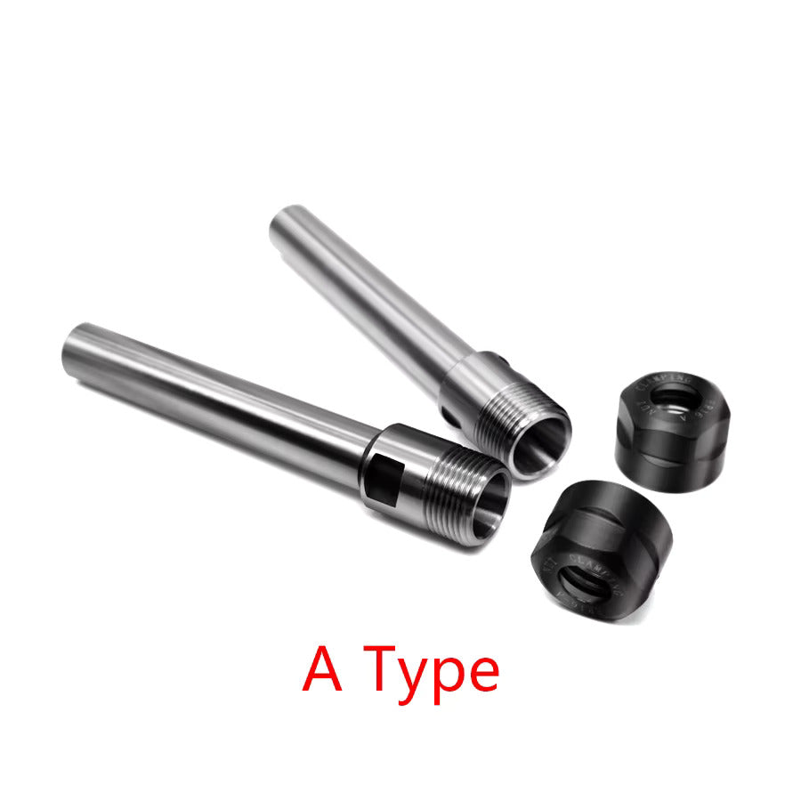 ER16 Collet Chuck Extension Rod with A-Type Nut – 12 mm Shank