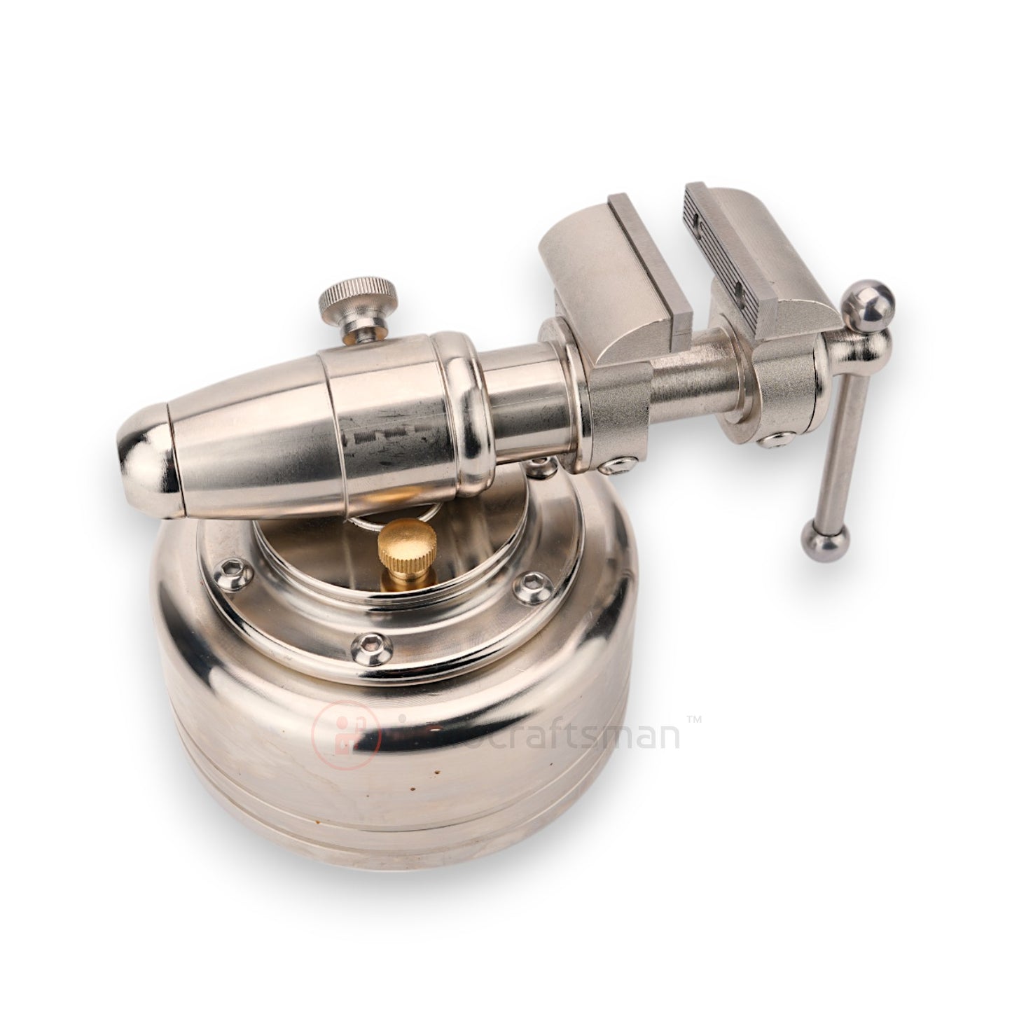 Rotatable Bench Vise with Counterweight