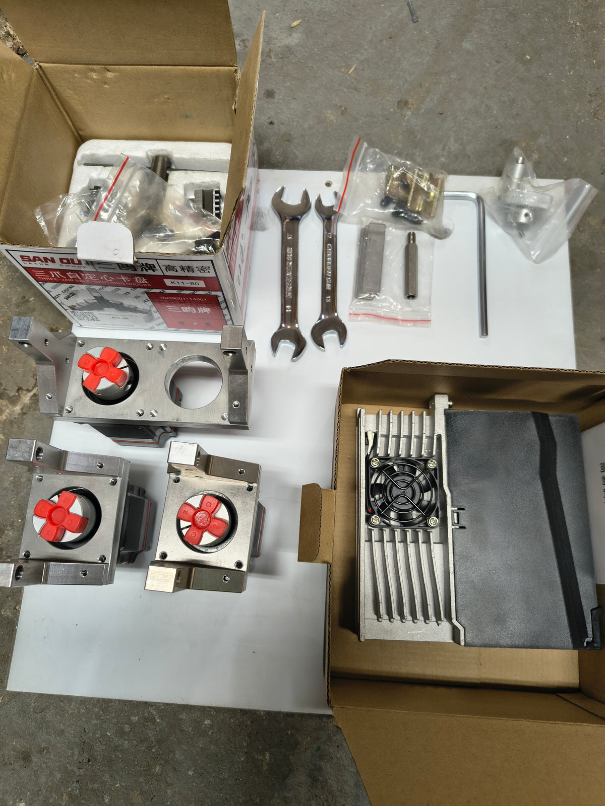 CNC Parts for the Lathe-Mill Machine