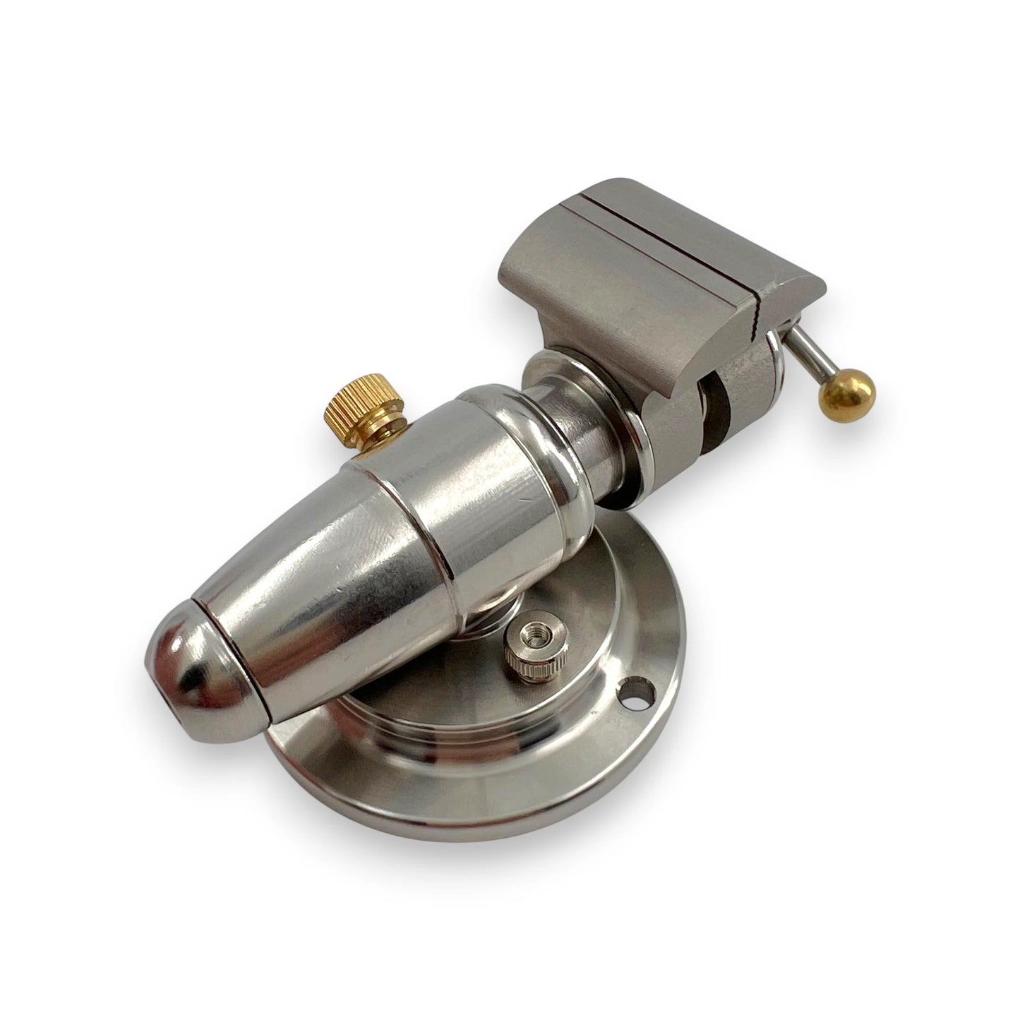 1.2" Rotating Mini Bench Vise with Round Base and Swivel Jaws