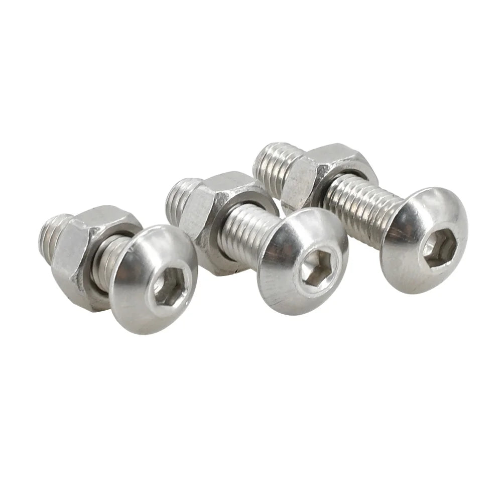 M6 Nuts and Bolts Set 304 Stainless Steel Hex Socket