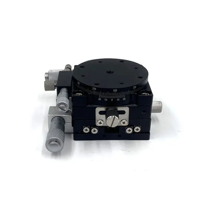 XYR Axis Manual Platform 60x60mm – 360° Rotating Precision Cross Slide