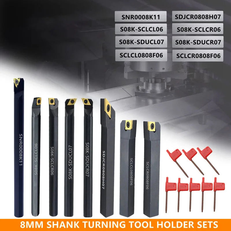 Lathe Cutting Tool 8Sets of 8MM