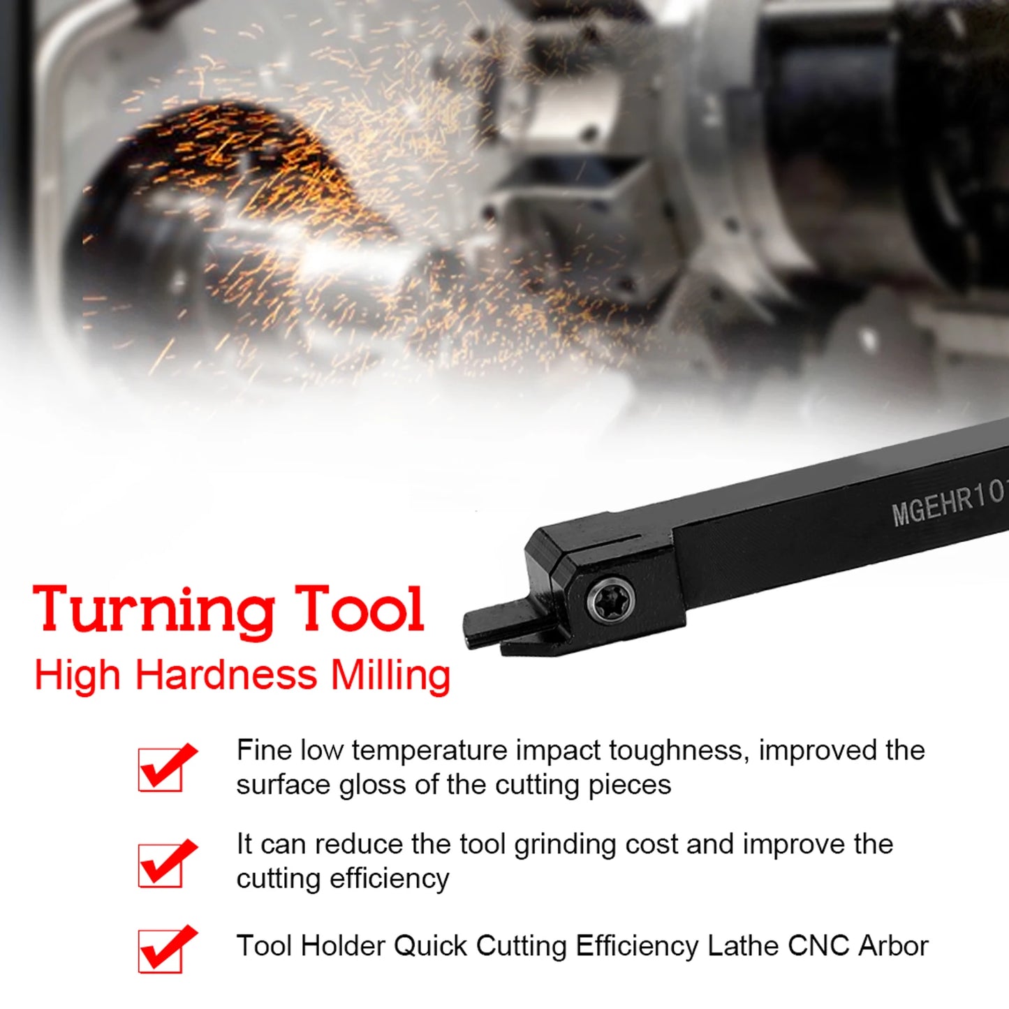 8mm Shank Lathe Turning Tool for Mini Lathe Machines