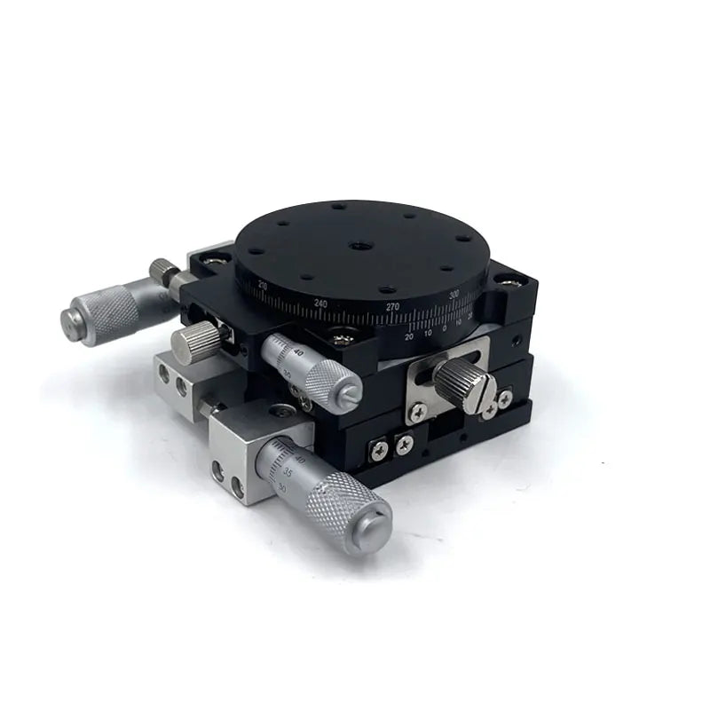 XYR Axis Manual Platform 60x60mm – 360° Rotating Precision Cross Slide