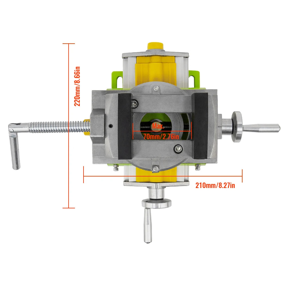 Rotatable Compound Slide with Vise