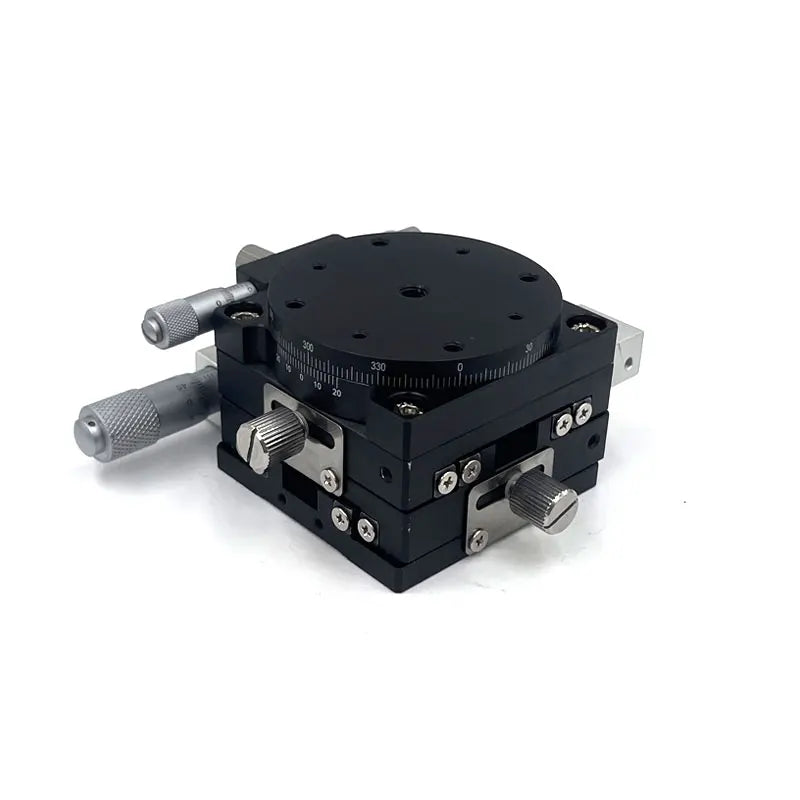 XYR Axis Manual Platform 60x60mm – 360° Rotating Precision Cross Slide