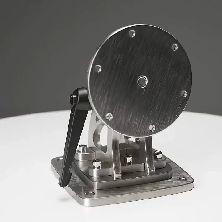 Universal Base with Adjustable Angle for Rotatable Bench Vise (Stainless steel)