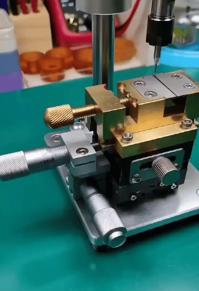 Micro Precision Brass Vise 60x60mm - Innocraftsman