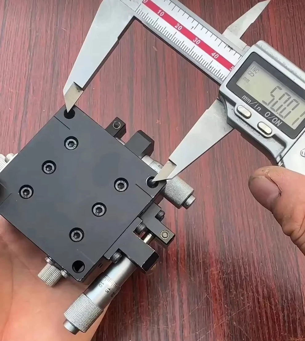XYR Axis Manual Platform 60x60mm – 360° Rotating Precision Cross Slide