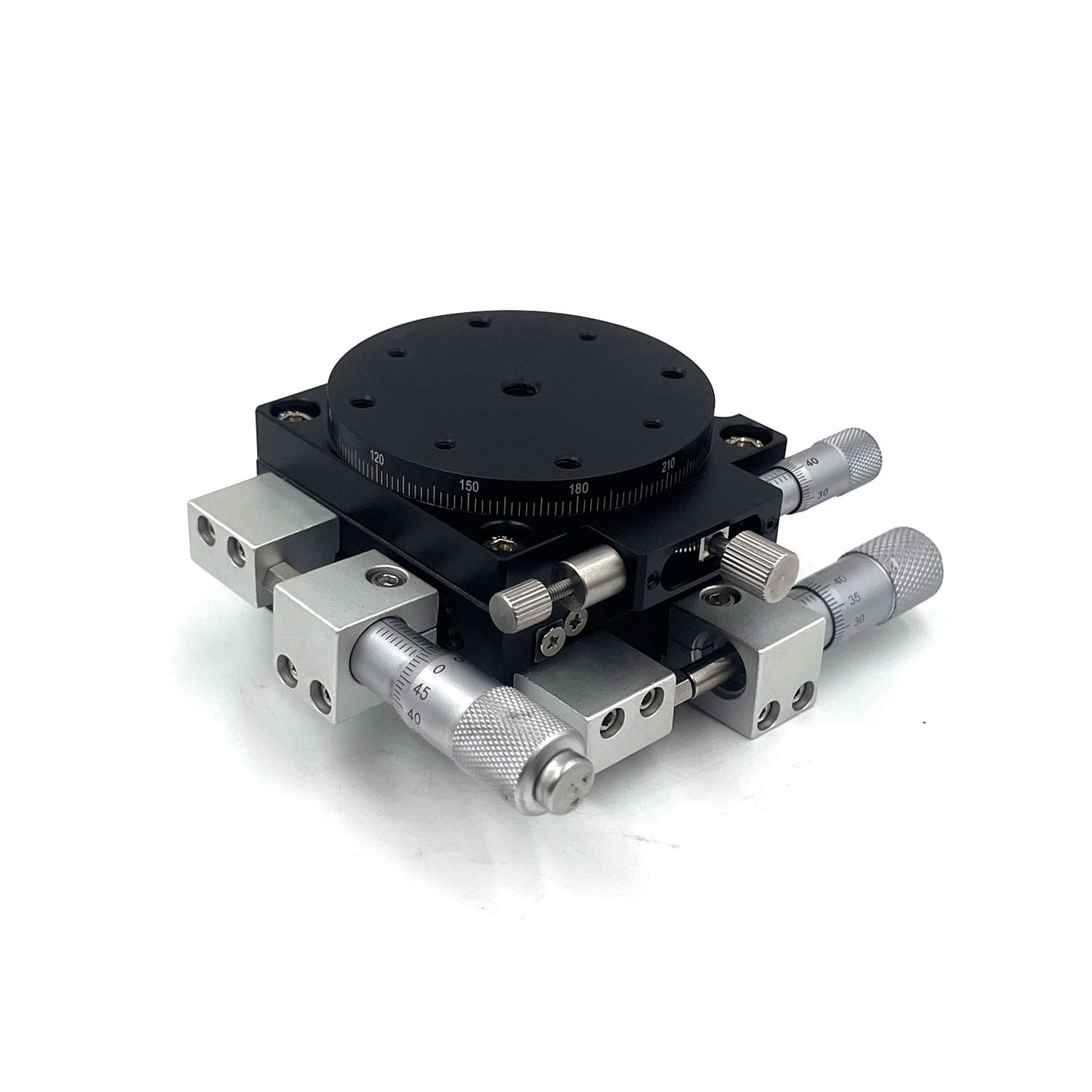 XYR Axis Manual Platform 60x60mm – 360° Rotating Precision Cross Slide