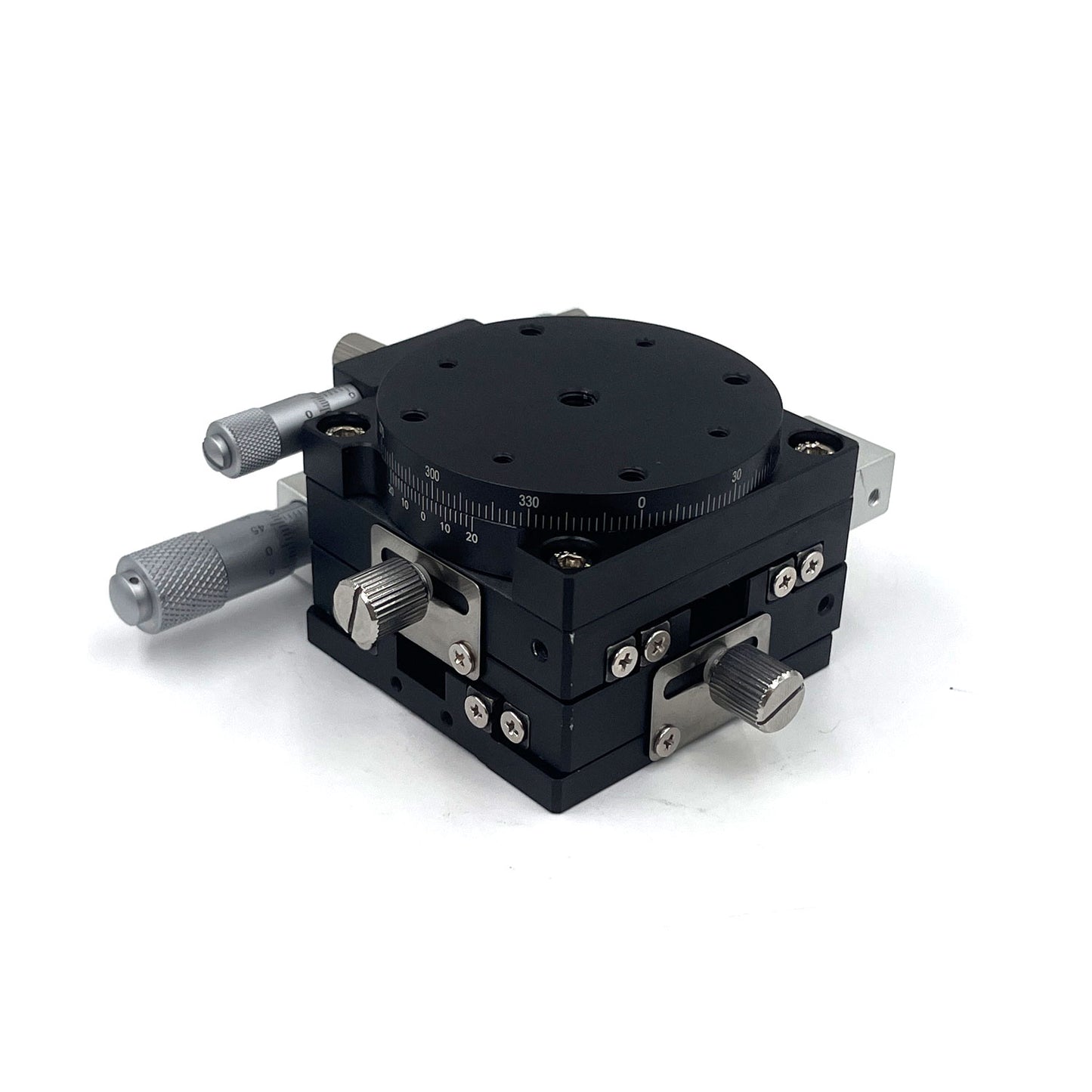 XYR Axis Manual Platform 60x60mm – 360° Rotating Precision Cross Slide