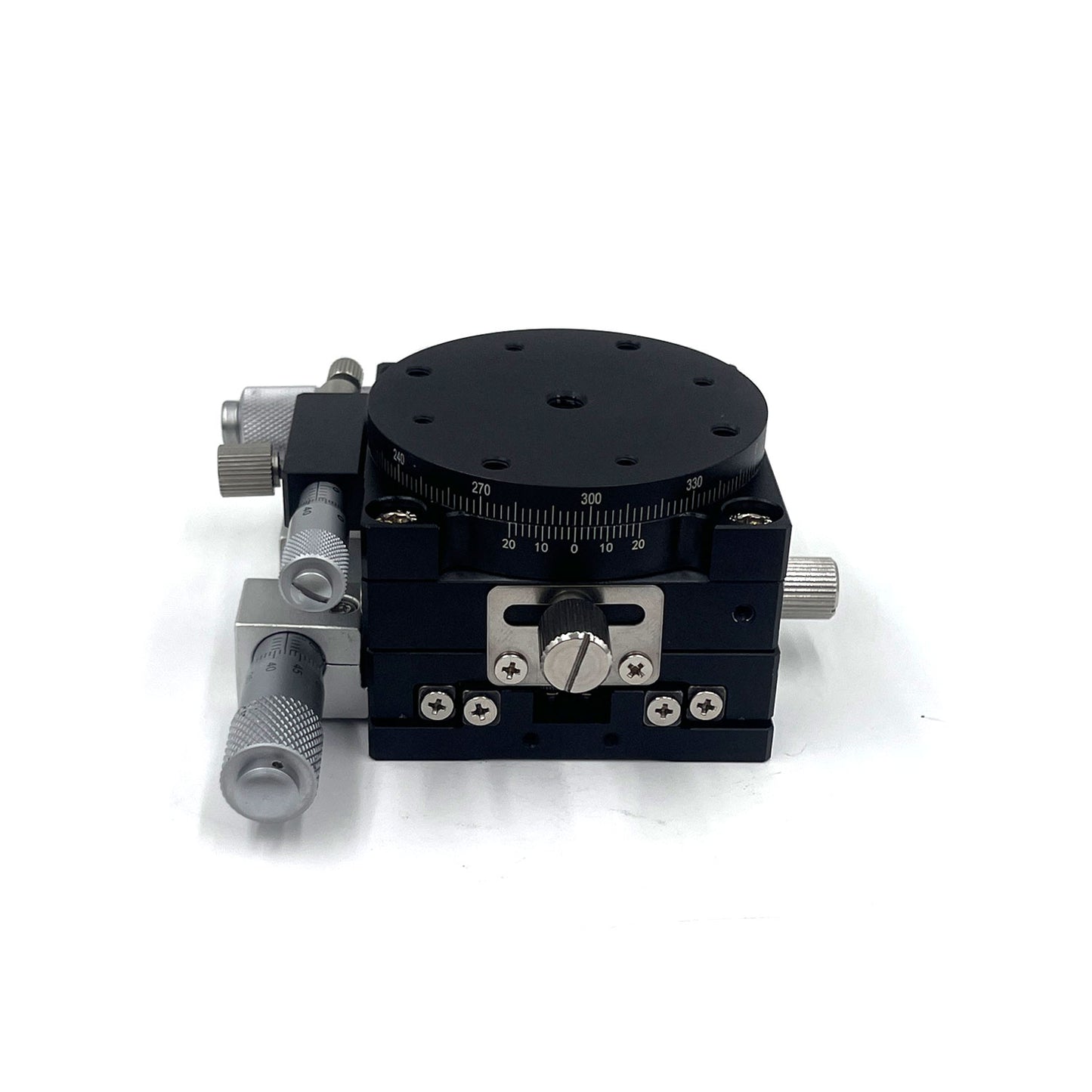 XYR Axis Manual Platform 60x60mm – 360° Rotating Precision Cross Slide