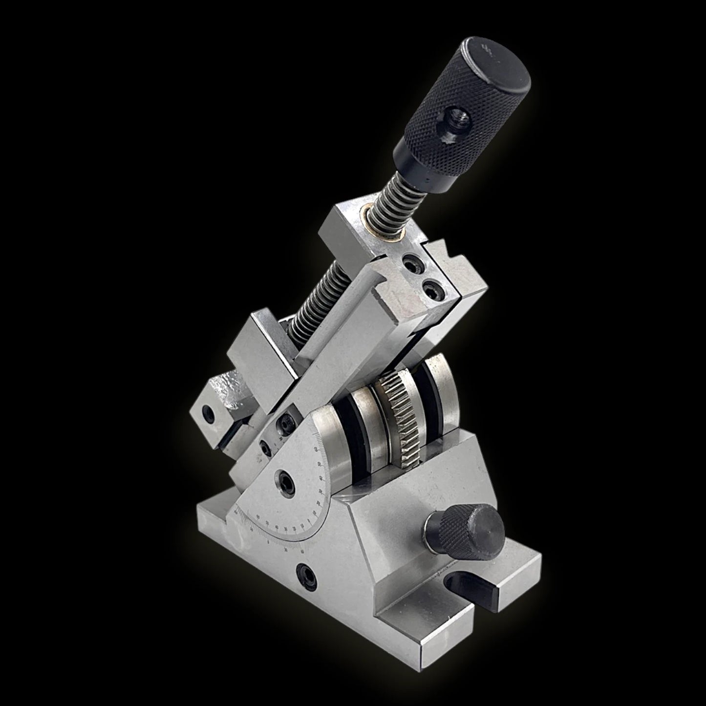 2-Inch Universal Precision Sine Adjustable Angle Vise with 360° Rotation for Grinding, Milling, Drilling & CNC Machines