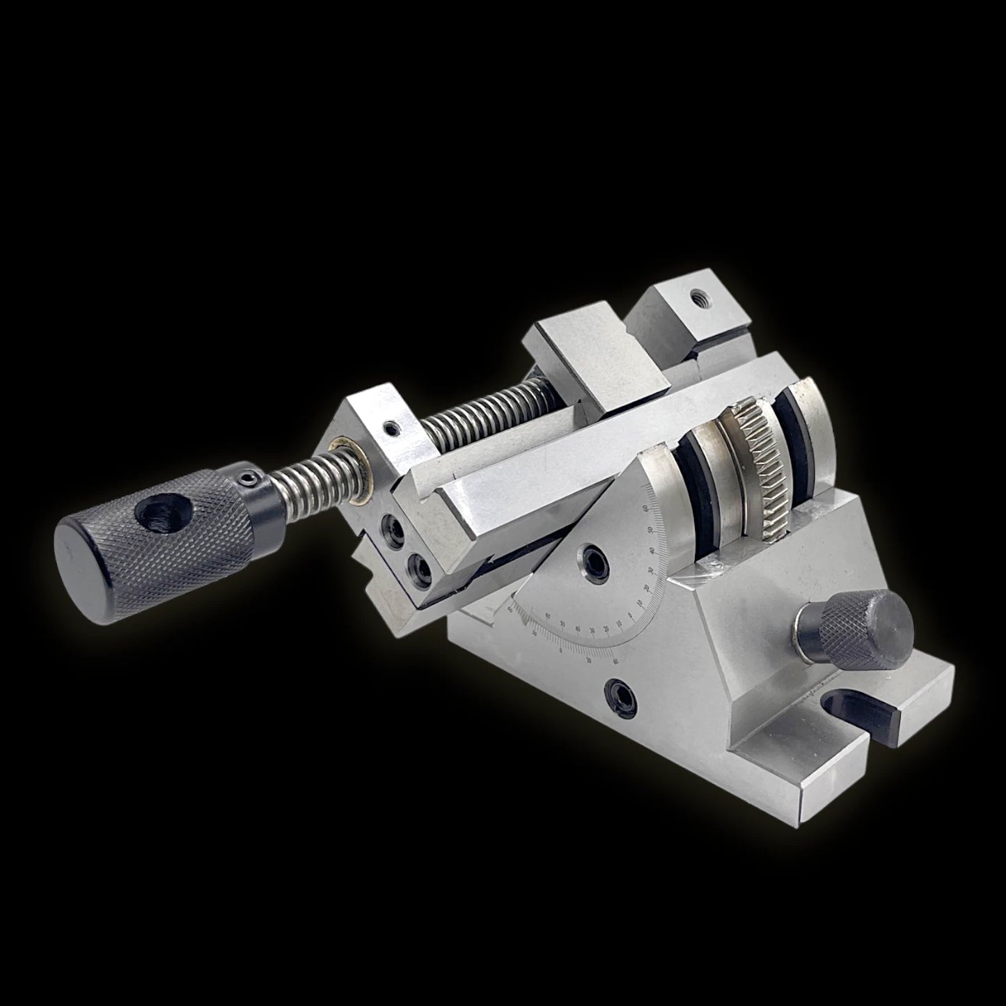2-Inch Universal Precision Sine Adjustable Angle Vise with 360° Rotation for Grinding, Milling, Drilling & CNC Machines