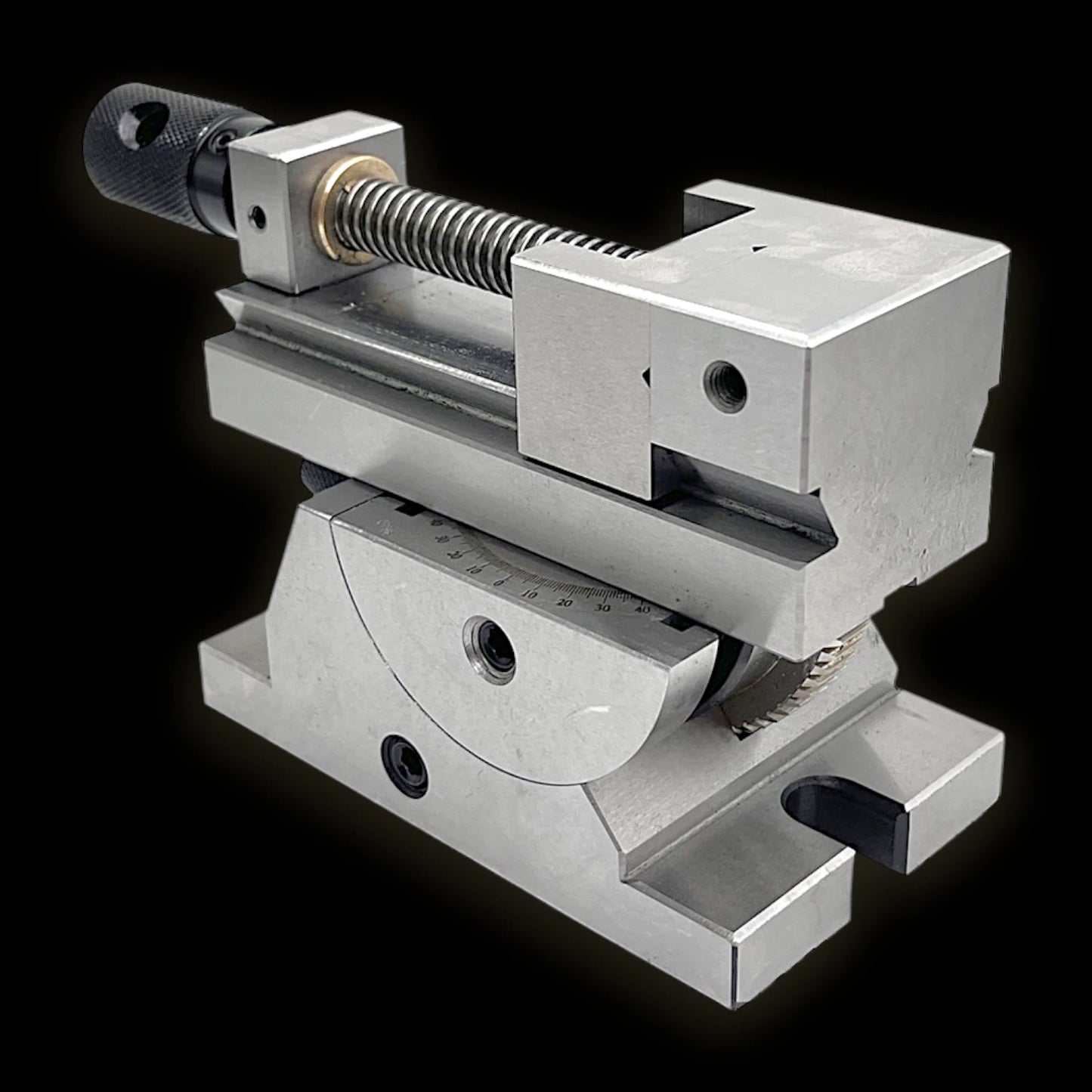 2-Inch Universal Precision Sine Adjustable Angle Vise with 360° Rotation for Grinding, Milling, Drilling & CNC Machines