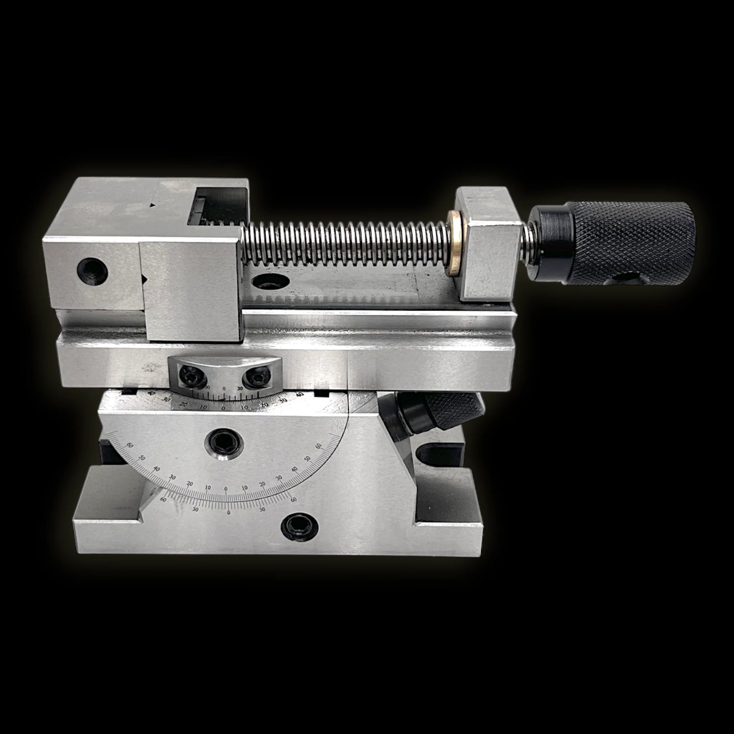 2-Inch Universal Precision Sine Adjustable Angle Vise with 360° Rotation for Grinding, Milling, Drilling & CNC Machines