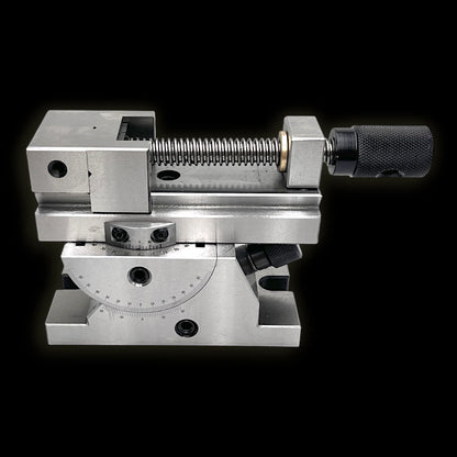 2-Inch Universal Precision Sine Adjustable Angle Vise with 360° Rotation for Grinding, Milling, Drilling & CNC Machines