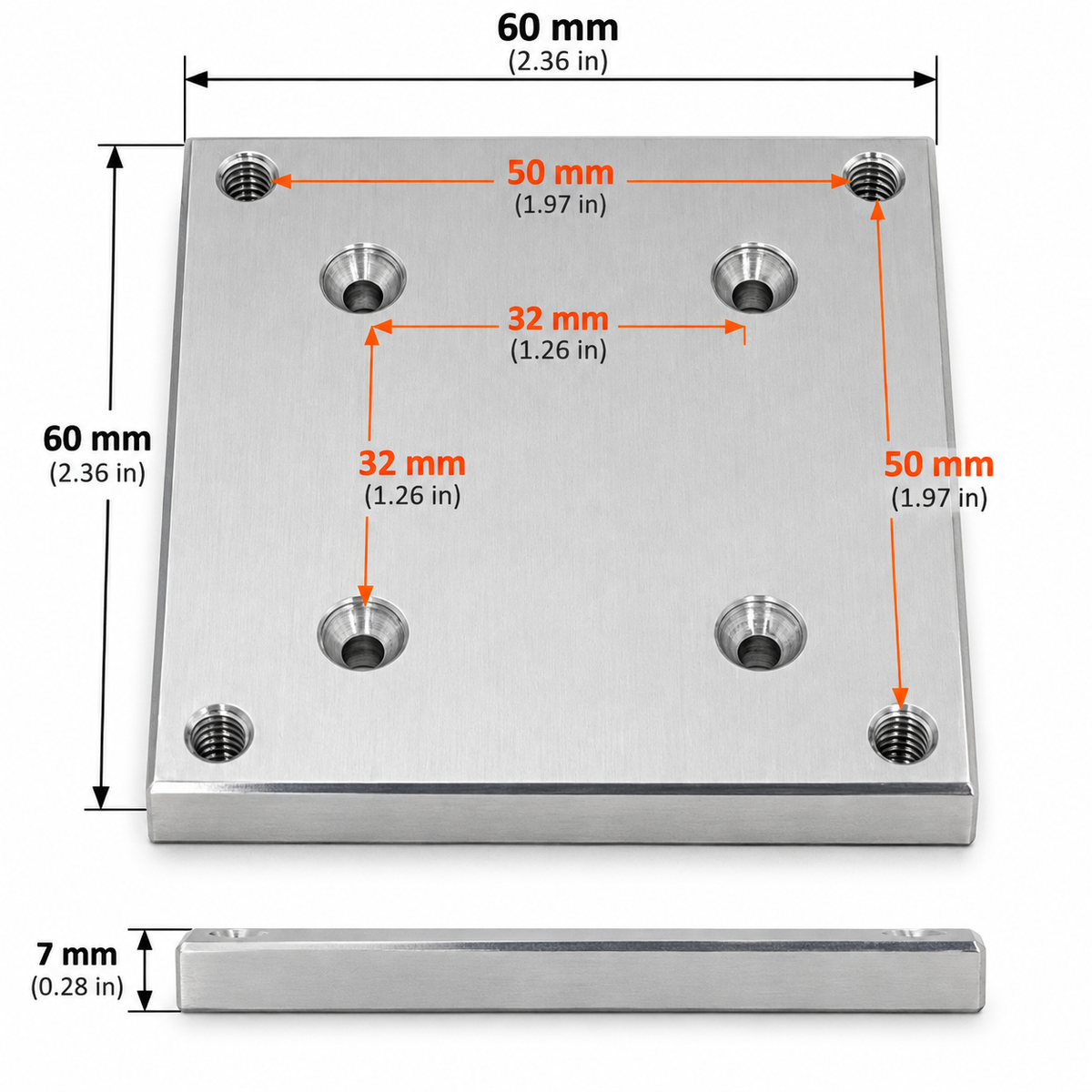 Precision 360° Rotary Table with 3-Jaw Chuck 50mm for Milling & Drilling