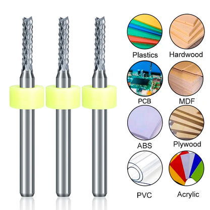 PCB Milling Cutter (Shank 3.175mm(1/8''))