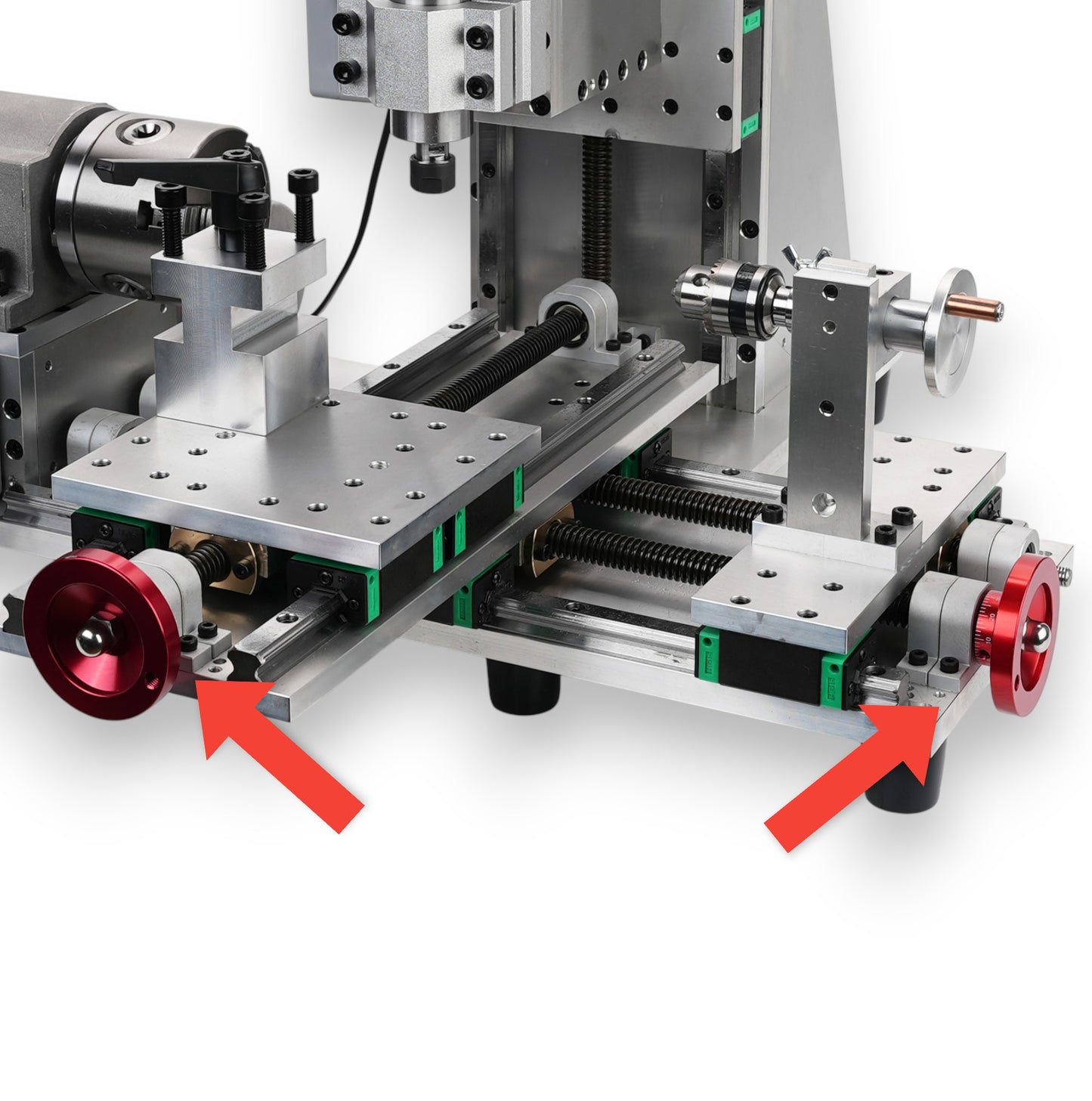 Handrad für Mini-Dreh- und Fräsmaschine