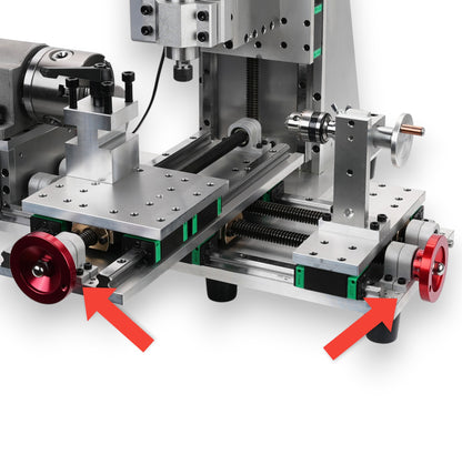 Handrad für Mini-Dreh- und Fräsmaschine