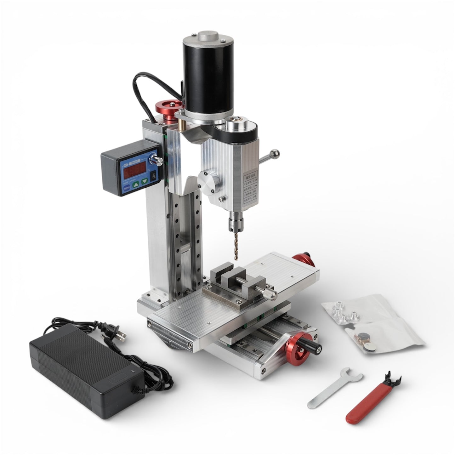 Minitaladro y fresadora Innocraftsman IN-5216 con mesa deslizante transversal de 120 W