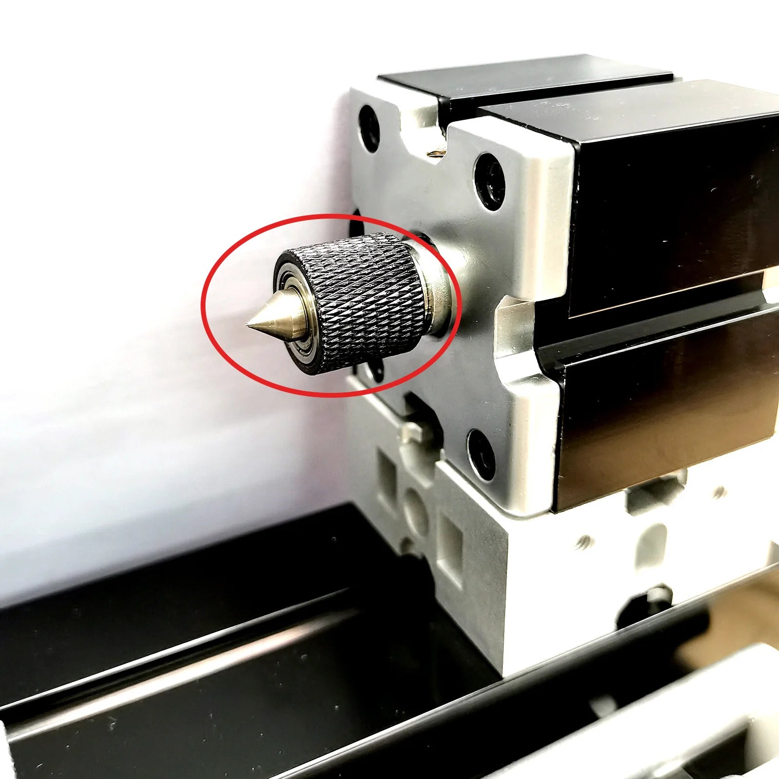 Rotation Centre Cone Drill Holder For Mini Metal Lathe - Innocraftsman