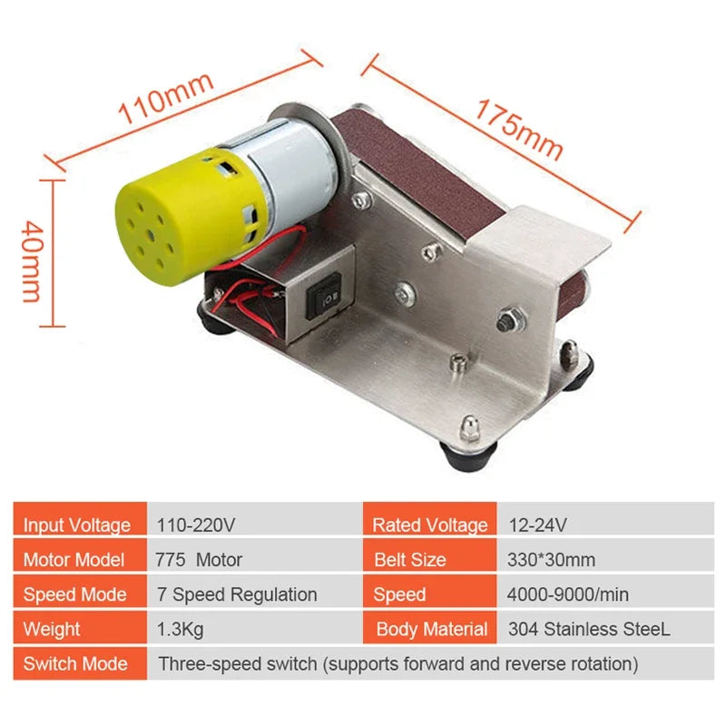 Mini Electric Belt Sander - Innocraftsman