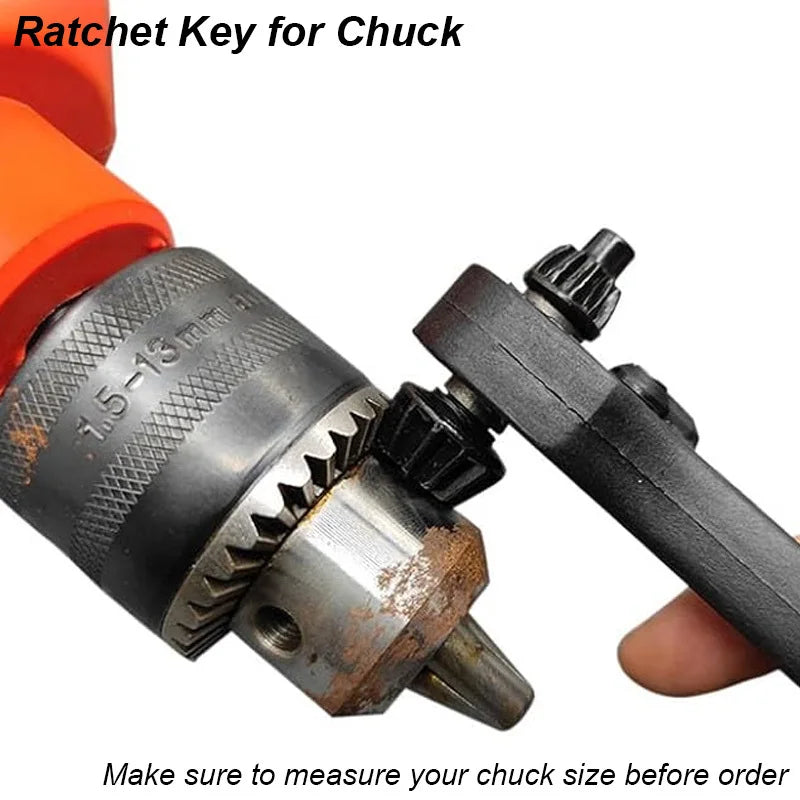 Ratchet Key For Chuck Wrench (2 In 1 Double Head) - Innocraftsman