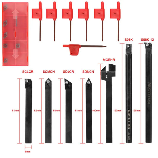8mm Shank Lathe Turning Tool for Mini Lathe Machines