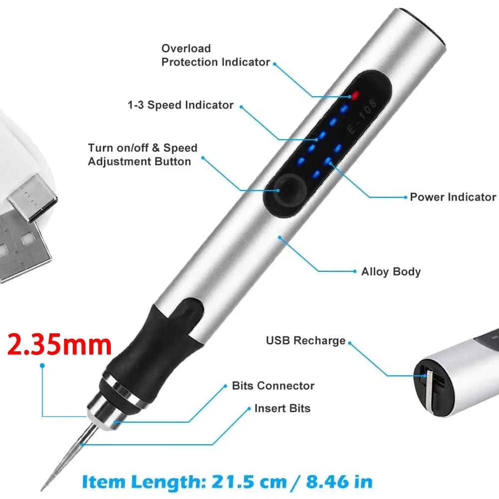 Innocraftsman™ Mini Cordless USB Drill - Innocraftsman