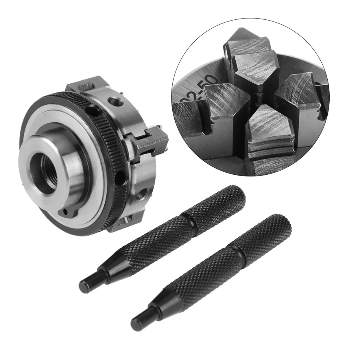 4-Jaw Chuck 50mm for Mini Lathe 80W