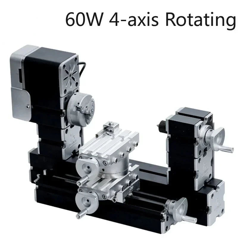 High Power 4-axis Mini Metal Lathe 12000rpm/60W - Innocraftsman