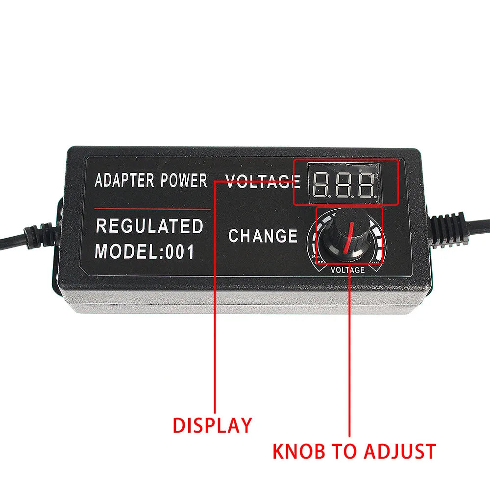 DC Adjustable Power Supply 3V-24V 3A (100-240V)