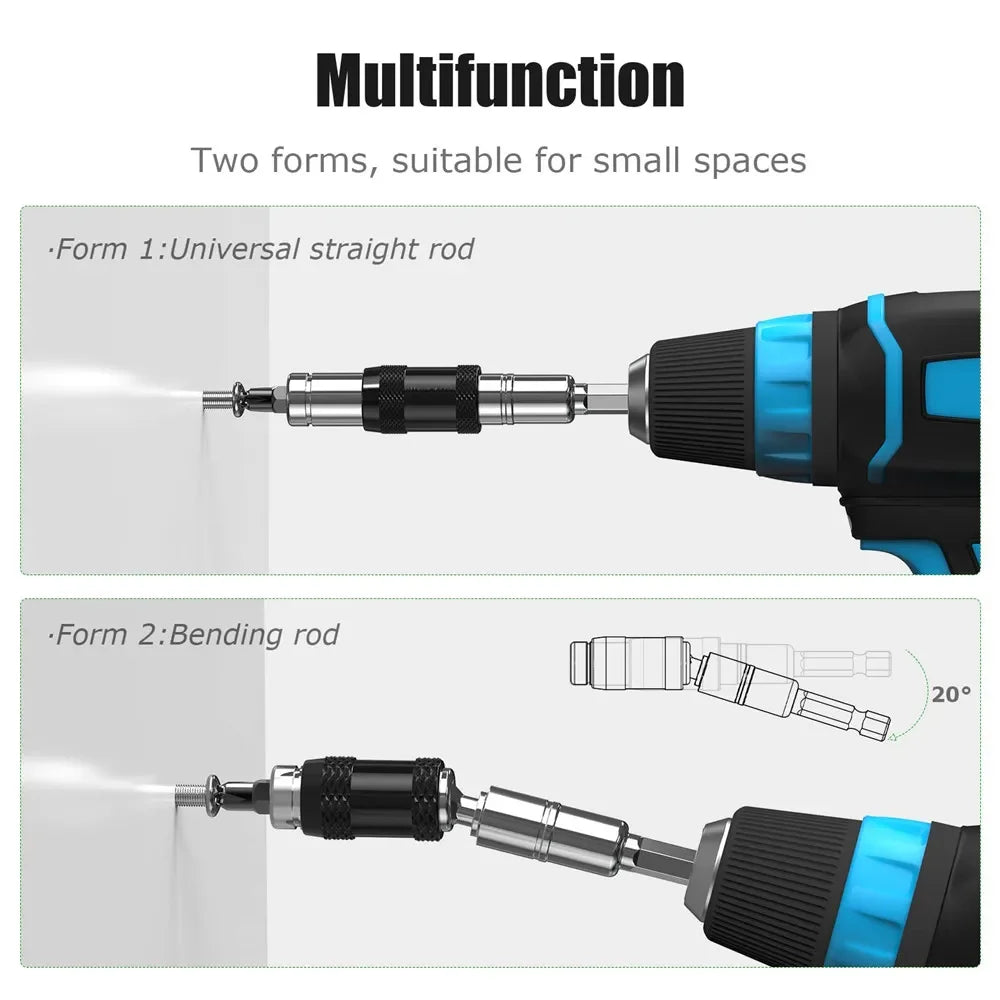 1/4"Hex Magnetic Pivoting Drill Bit Holder - Innocraftsman