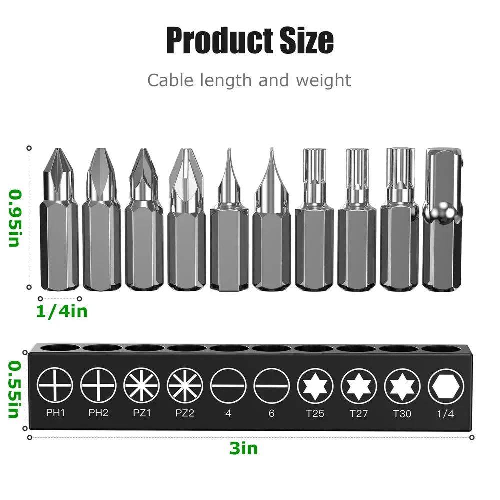 1/4"Hex Magnetic Pivoting Drill Bit Holder - Innocraftsman