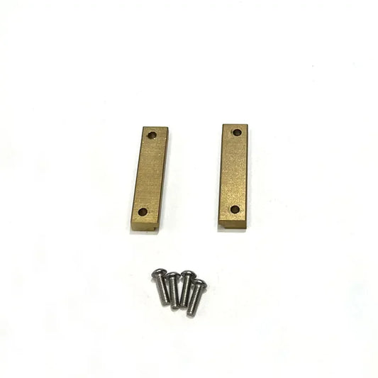 2-Piece Brass Guide Rails for Precision Vise