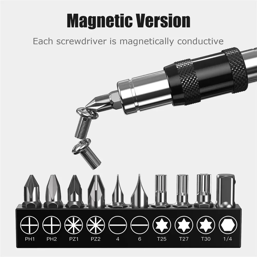 1/4"Hex Magnetic Pivoting Drill Bit Holder - Innocraftsman