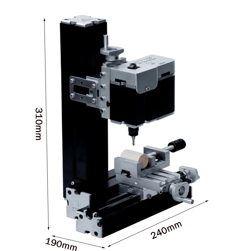 Mini Metal Milling Machine ZR 60W/12000RPM - Innocraftsman