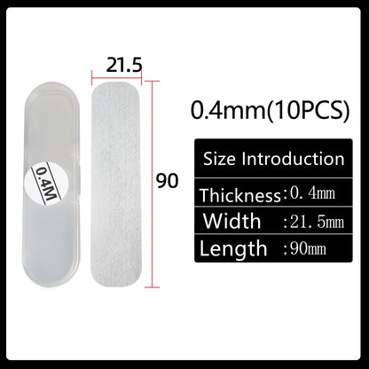 Lathe Tool Height Adjustment Shim Set - 0.1 mm–3.0 mm