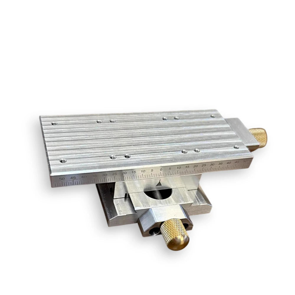 XY Cross Slide Table (50×100mm) for Mini Drill Press & Milling Machine